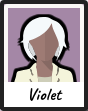 Violet portrait