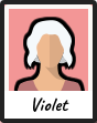 Violet retrato