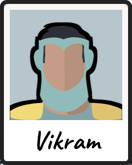Vikram retrato