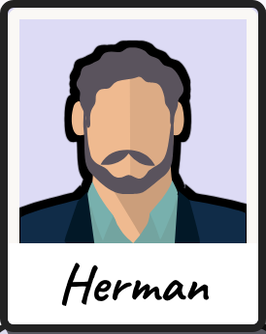 Herman retrato