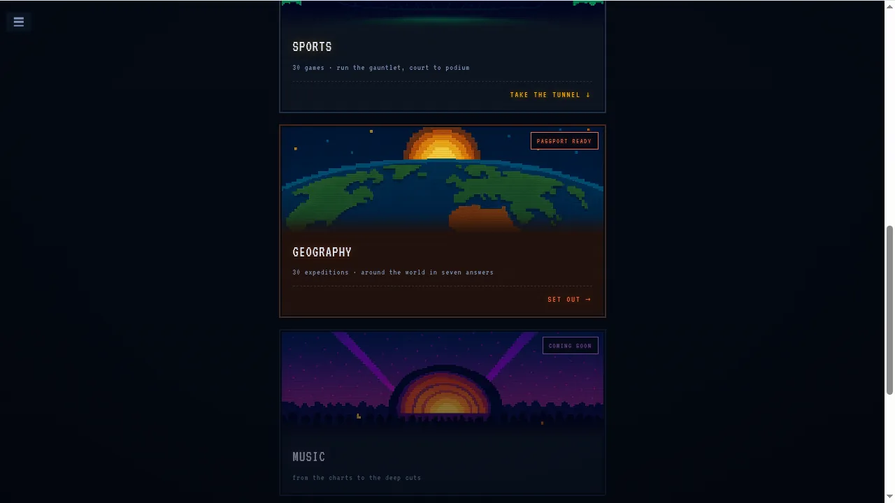 Selector de packs de Krillion.io con categorías de expedición geográfica