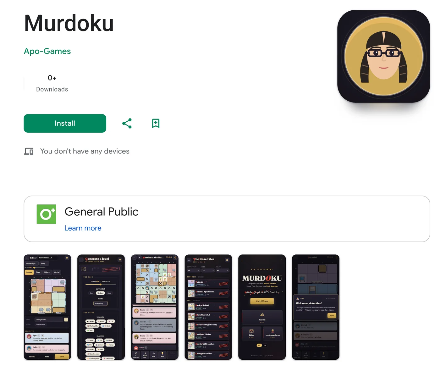 Google Play の Apo-Games Murdoku
