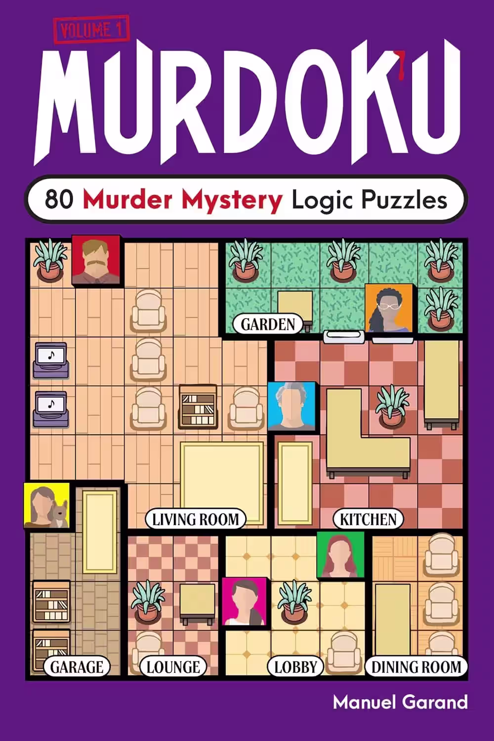 Murdoku Book 1 の公式紫色カバー