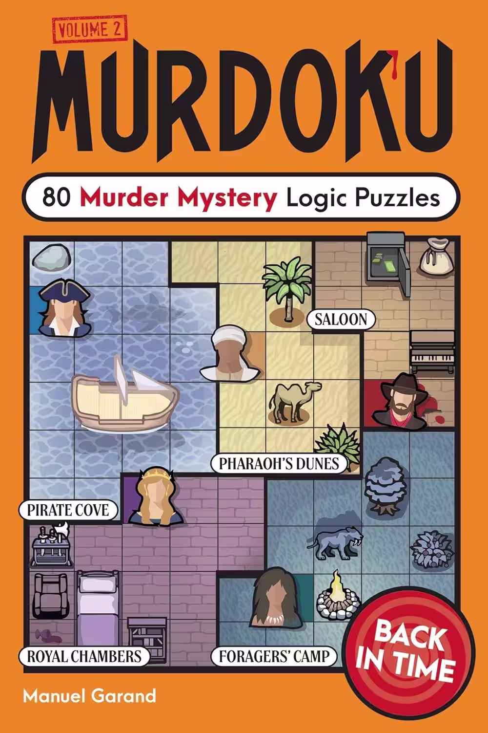 Murdoku Book 2 Back in Time 公式カバー