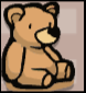 Oso de peluche icono de objeto del tablero