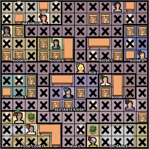 サンパウロ・ビエンナーレ Murdoku 解答 — 完成ボード