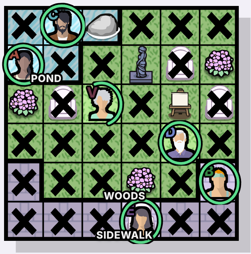 野外絵画 Murdoku 解答 — 完成ボード