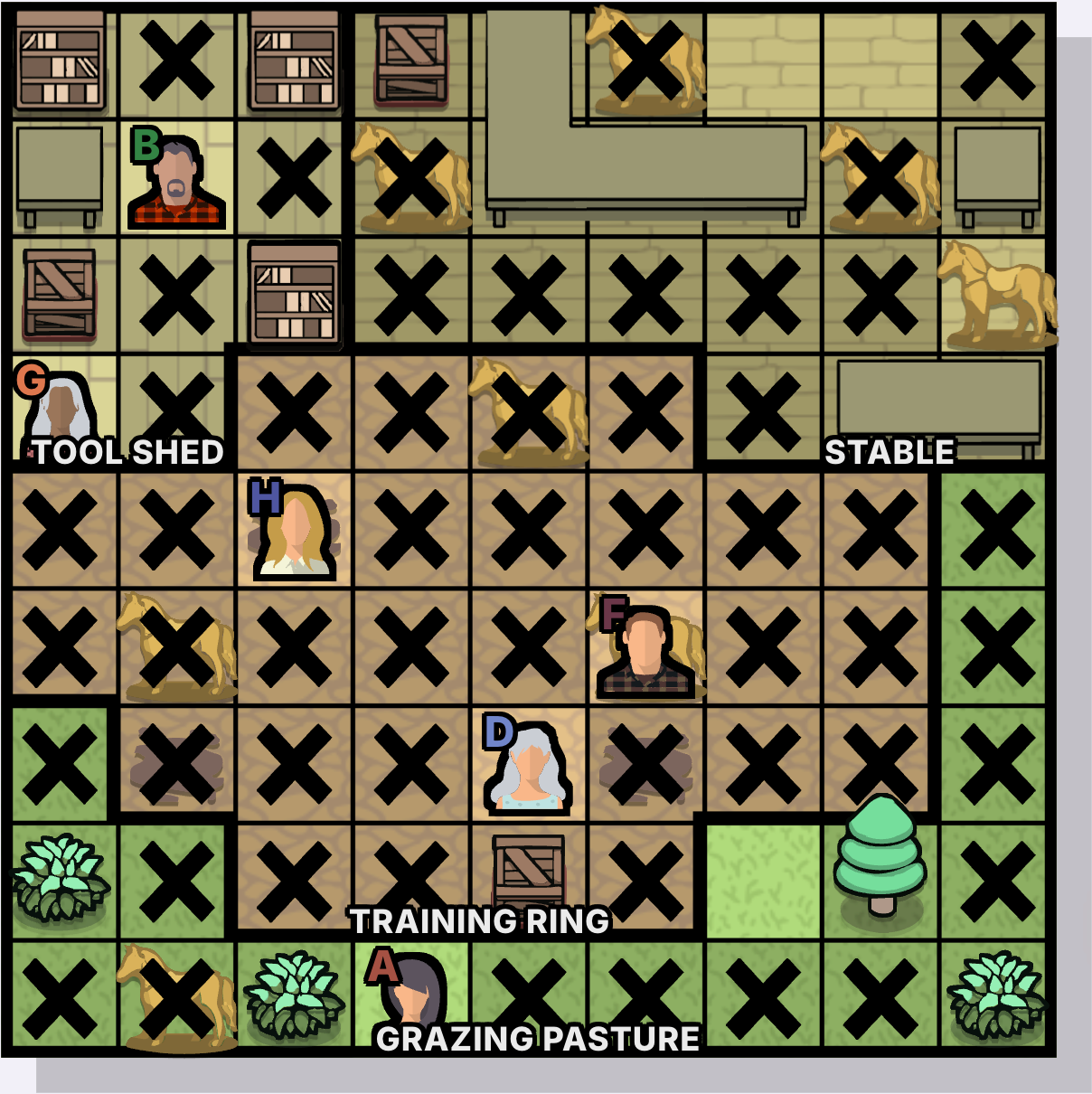乗馬レッスン step 6